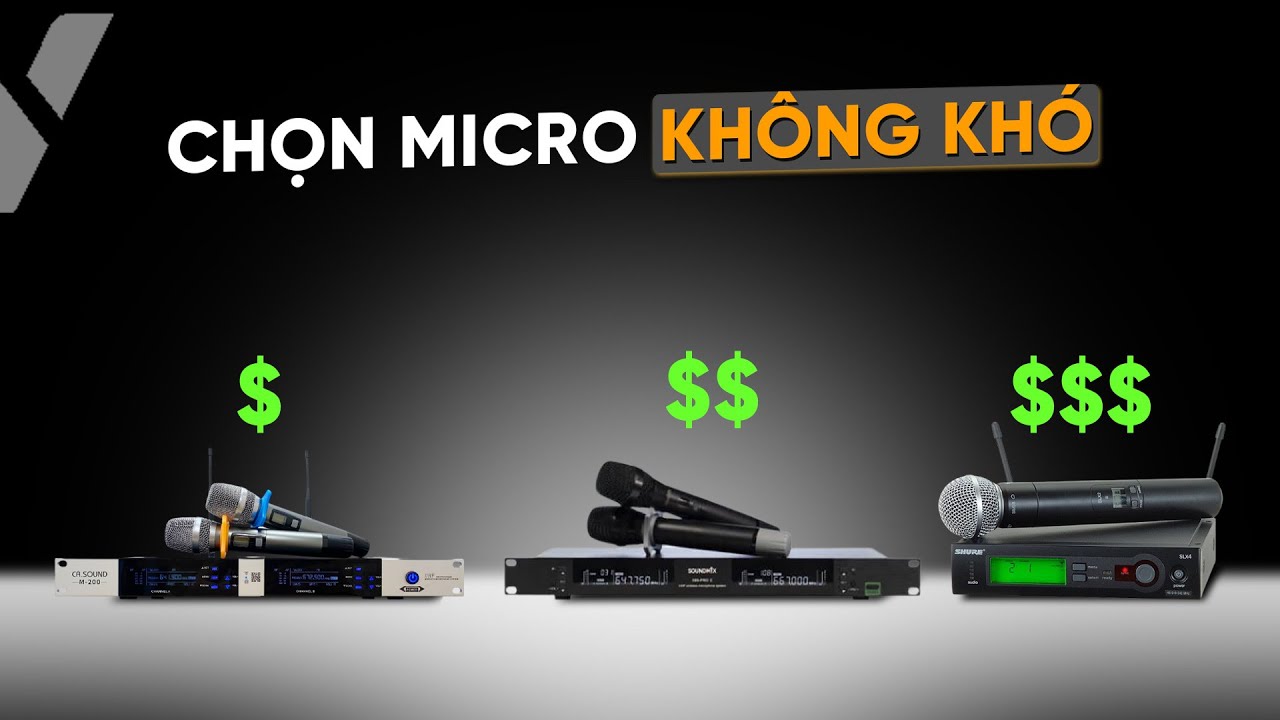Micro karaoke có dây Shure 55SH chính hãng - Video