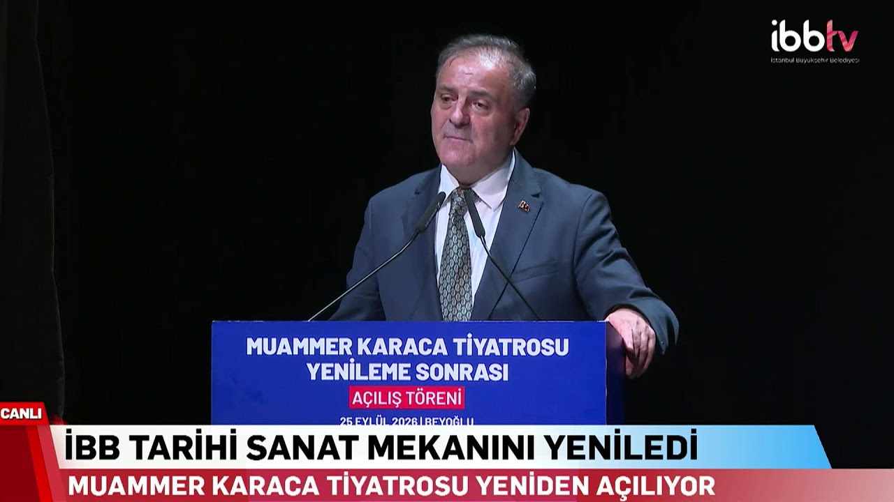 MUAMMER KARACA TİYATROMUZ BAŞTAN SONA YENİLENDİ