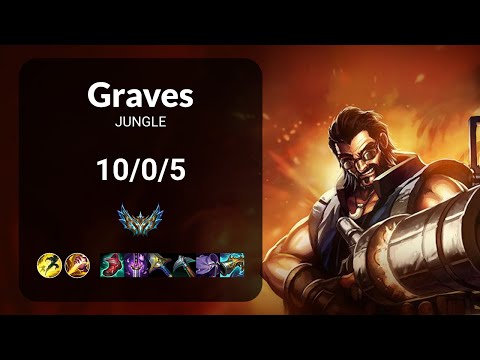 Graves vs Taliyah JUNGLE - KR CHALLENGER Patch 14.21
