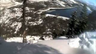 preview picture of video 'Skiing to Donner Lake from SugarBowl'