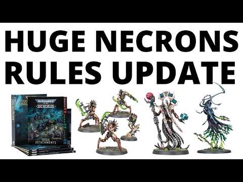 HUGE Necron Rules Reveals - Full Rules for 500 Worlds Detachments for C'Tan, Destroyers and Crypteks
