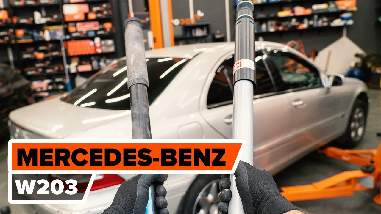 Hoe schokdempers achteraan vervangen bij een Mercedes W203 – Leidraad voor bij het vervangen