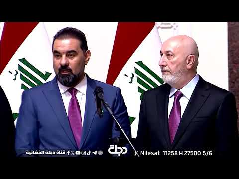 مراسم تكليف رئيس الوزراء المكلف بتشكيل الحكومة علي الزيدي