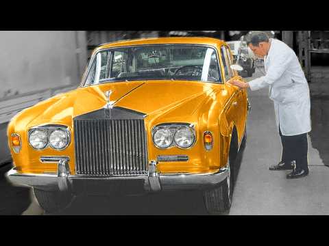Inside Rolls-Royce UK Retro Factory – 1990s Luxury Production Line (Vintage Assembly line)