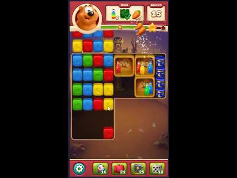 Toon Blast Level 1696 - NO BOOSTERS 🐻🐺🐱 | SKILLGAMING ✔️