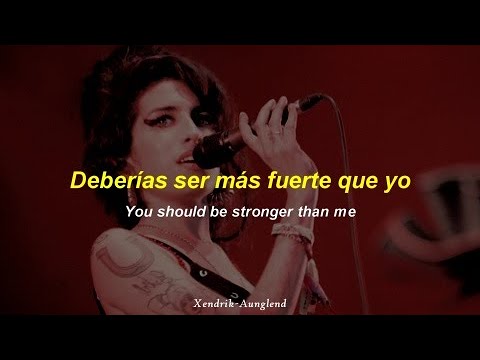 Amy Winehouse - Stronger Than Me ; Español - Inglés | HD