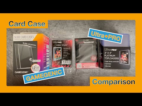 Card Cases For TCGs [Comparing UltraPro and Gamegenic]