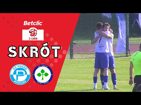 Skrót meczu ⚽ Pogoń Mogilno - Grom Nowy Staw | Baraż o  Betclic III LIGA #piłkanożna #4liga #3liga