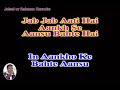 MITWA BHOOL NA JANA Karaoke With Scrolling Lyrics English