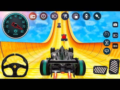 Formula Car Racing Stunt Simulator 2024 - Impossible Mega Ramp Car 3D - Android Gameplay