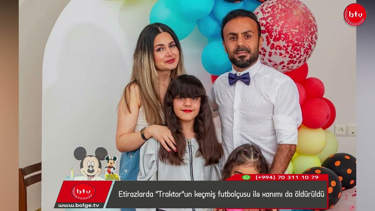 Etirazlarda “Traktor”un keçmiş futbolçusu ilə xanımı da öldürüldü