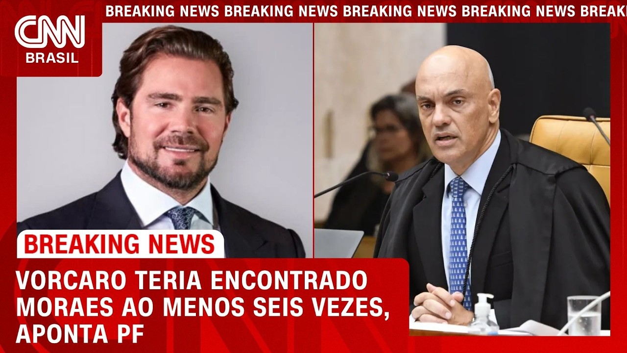 PF identifica indícios de ao menos seis encontros entre Vorcaro e Moraes | CNN 360º