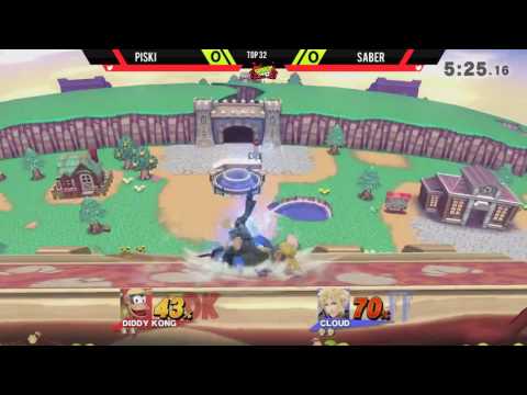 March '17 Ranbat -  Piski (Diddy Kong) vs Saber (Cloud) - Winners Round 1