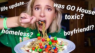making ELF Spaghetti & SPILLING TEA video