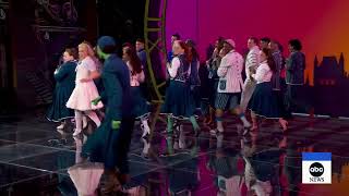 "What Is This Feeling?" - Keri René Fuller, Emma Flynn, and the cast of WICKED on Broadway on GMA