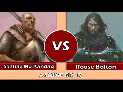 ASOIAF Battle Report 17 - Targaryen (Skahaz) vs. Lannister (Roose)