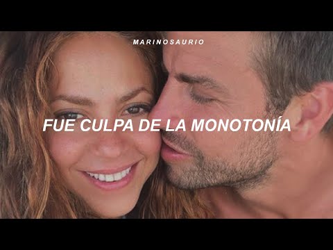 Shakira, Ozuna - Monotonía (Letra) || no fue culpa tuya, ni tampoco mía