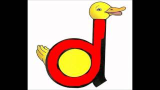 Letterland handwriting D