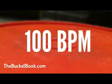 Bucket Drumming Backing Track - 100 BPM
