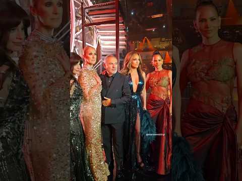 Celine Dion Jennifer Lopez Halle Berry Camila Cabello with Elie Saab at the finale show