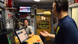 Steve-O visits Live & Local with Brian Joyce on Talk Radio 102.3 FM