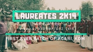 preview picture of video 'Laureates 2k14 - Farewell video by Redemptorz 2k15'