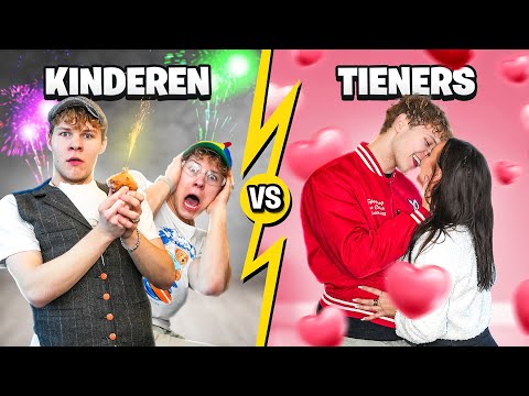 Oud en Nieuw voor Kinderen VS Tieners  🎇