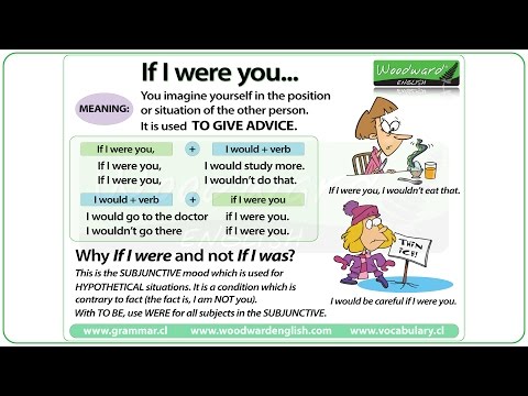 If I were you... - English Grammar Lesson