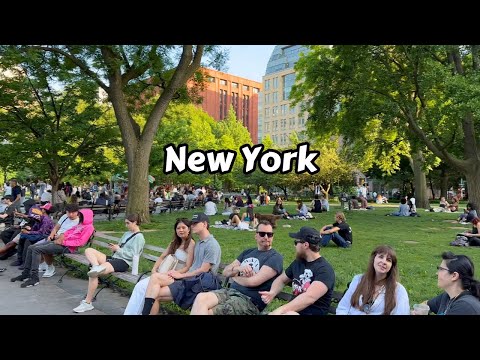 Manhattan Virtual Walking Tour - Washington Square Park To Flatiron District NYC