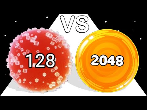 2048 Marmalade VS Sunball Fusion 2048: Level Up Balls, ASMR Gameplay (Max level)