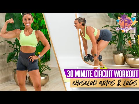 INTENSE Dumbbell Arms and Legs Workout! | STF - Day 54