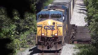 preview picture of video 'CSX Exiting Dorsey, Then Entering Davis, Tunnels'