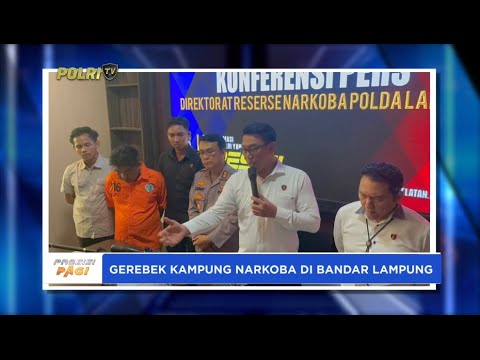 GREBEK KAMPUNG NARKOBA DI BANDAR LAMPUNG