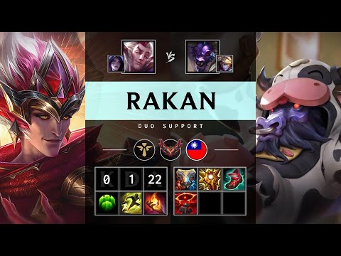 Rakan Support vs Alistar - TW Grandmaster Patch 25.09