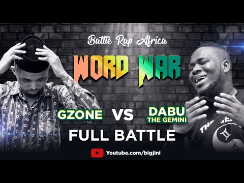 GZONE vs DABU THE GEMINI  | Battle Rap Africa | Word War on the Rooftop