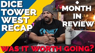 Month in Review for March 2024 - Dice Tower Recap, Games Played, and a little movie recaps