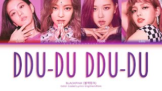 Download lagu BLACKPINK – DDU-DU DDU-DU (뚜두뚜두) Lyrics Video (Color Coded Lyrics) mp3