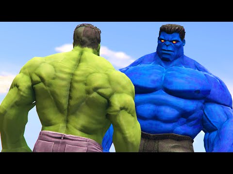 HULK ARMY | BLUE HULK vs HULK - What If Battle Superheroes