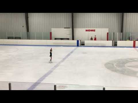 6 year old's figure skating routine - USA Learn to Skate Basic 6 skills - solo