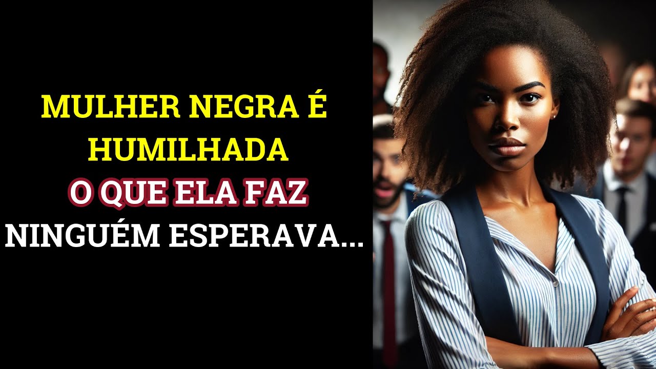 Mulher negra é humilhada, o que ela faz, ninguém esperava.