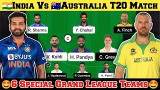 IND vs AUS Dream11 Prediction, India Vs Australia Dream11 Team, AUS vs IND 6 GL Team Today Match