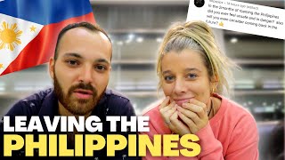 LEAVING THE PHILIPPINES | Answering YOUR Questions & Our HONEST Opinion