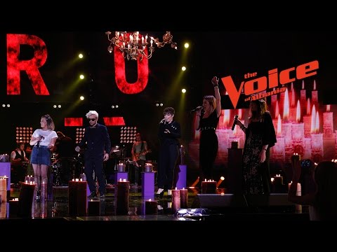 Kënga e Skuadrës Rona - Netët Live - The Voice of Albania 6