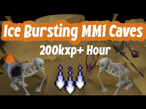 OSRS | Ice Bursting | Apetoll MM1 Caves | 200kxp+ An Hour | Afk