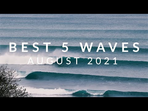 Best 5 Waves Of The Month - Surfing Bali, August 2021
