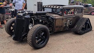 Download the video "Ratstock 2023 - RAT ROD CAR SHOW -  RAT ROD MAGAZINE - PRE PARTY - Psycho Silo Saloon"