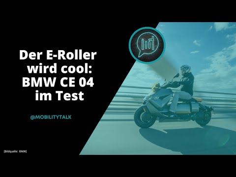 Der E-Roller wird cool - Der BMW CE 04 im Test bei mobility.talk!