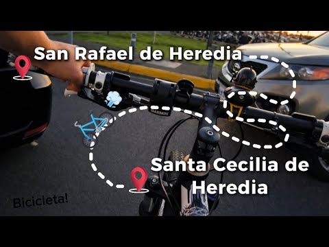 Así es ir desde san Rafael de Heredia a Santa Cecilia de Heredia 2 días antes de navidad!! TOUR🚴🏻‍♂️