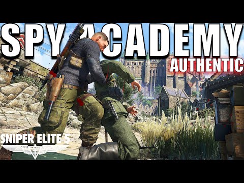 SNIPER ELITE 5 AUTHENTIC Mission 3 Spy Academy SPEEDRUN