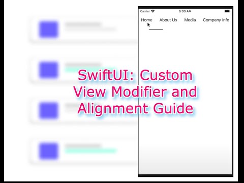 Custom View Modifier and Alignment Guide SwiftUI